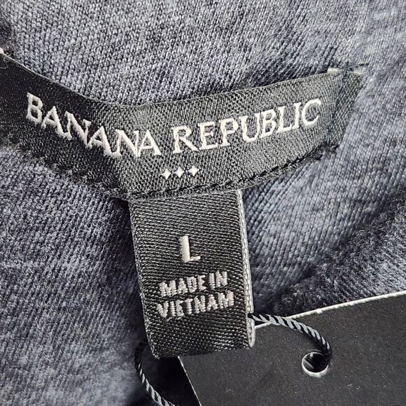 Banana Republic Hoodie Mens Large Ultrawarm Sherpa Fleece Pullover Performance - Picture 13 of 16